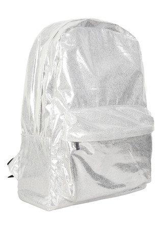 Glitter Me Shimmer Back Pack - Silver