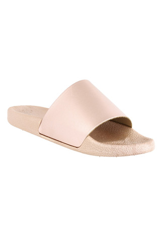 Rose Gold Slide Sandal
