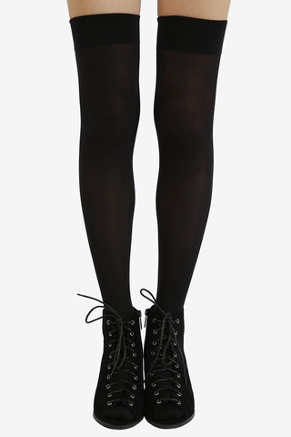 Black Out Thigh Highs