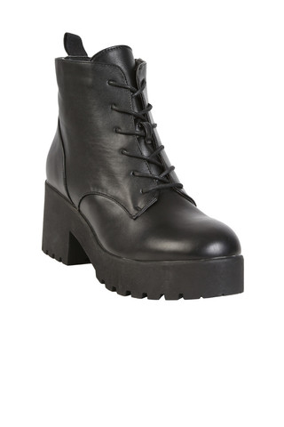Charlie Platform Tie Up Bootie