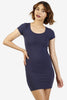 Cece Fitted Dress - Navy