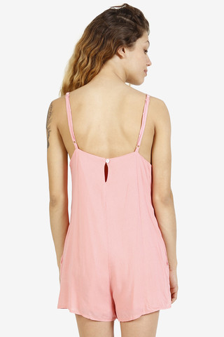 Boxy Alexa Romper - Rose
