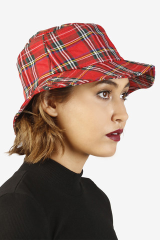 Plaid Bucket Hat