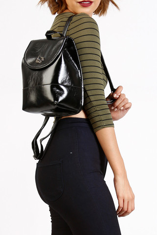 Jeanine Mini Backpack - Black