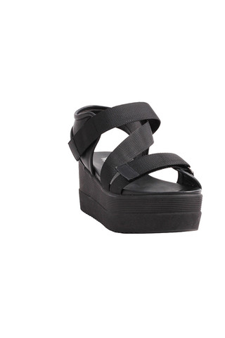 Platform Velcro Bianca Sandal
