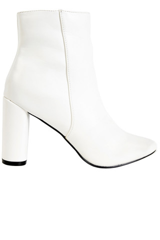Shelly Mod Bootie - White