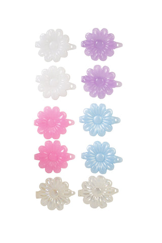 Floral D-lite Hair Clips