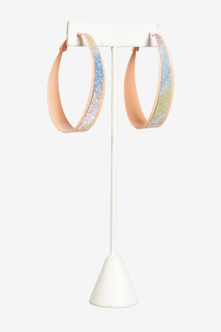Miami Vibe Earrings By ECH - Faded Flamingo