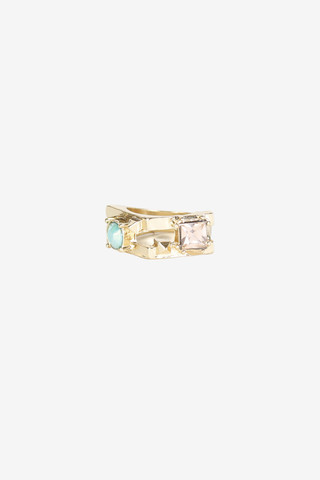 Cut Out Bejeweled Ring