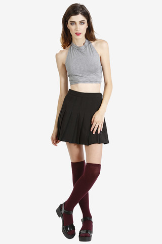Maddy Pinstripe Tie Back Halter