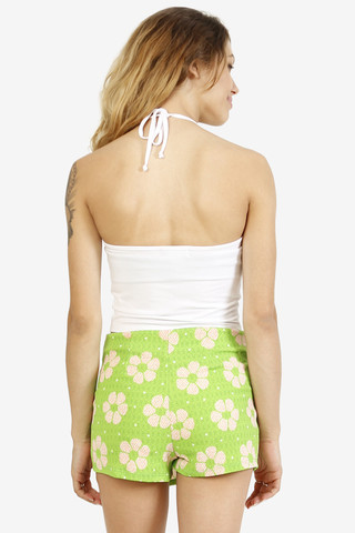 Back To Basics Halter Top - White