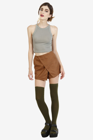 Celine Thick Ribbed Tank - Pistachio