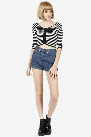 Cher Front Crossed Knit Sweater