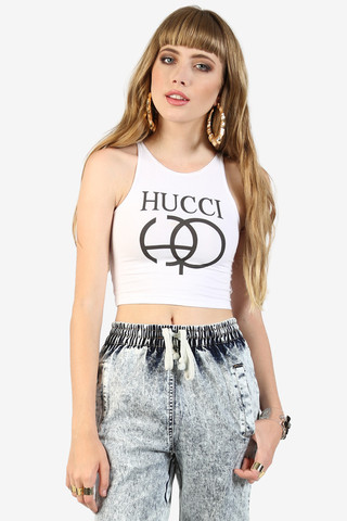 Hucci Gucci Crop Top by Haus Party