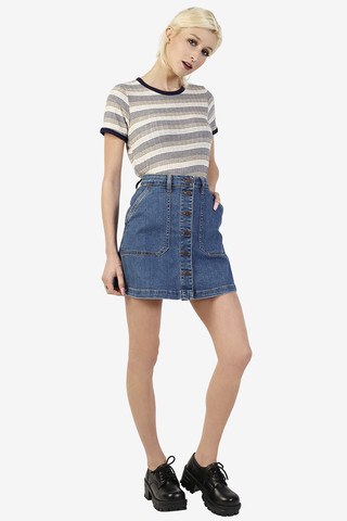 Chas Striped Ringer By Echo Club House