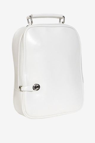 Jetset Retro Airliner Mini Backpack - White