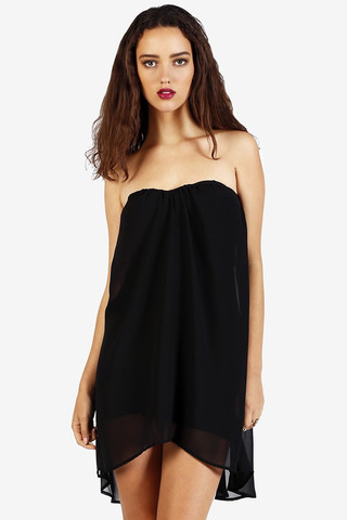 Cover My Shift Dress - Black