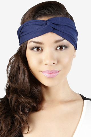 Navy Headwrap