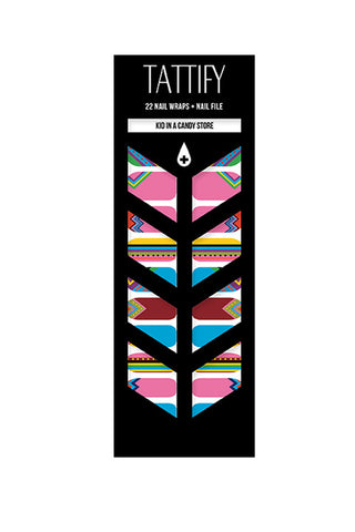 Tattify Nail Tats - Geo Fun
