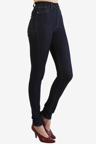 12" Super High Rise Dark Wash Stella Denim by Just USA