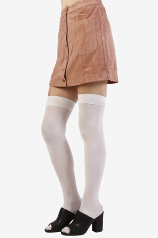 Button Down Faux Suede A-Line Skirt - Mauve