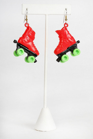 Reclaimed Vintage Roller Skate Earrings