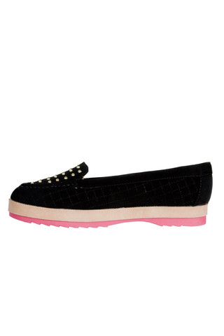 Studded Give A FAQ Loafer