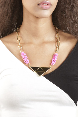 Tri-Glam Statement Necklace